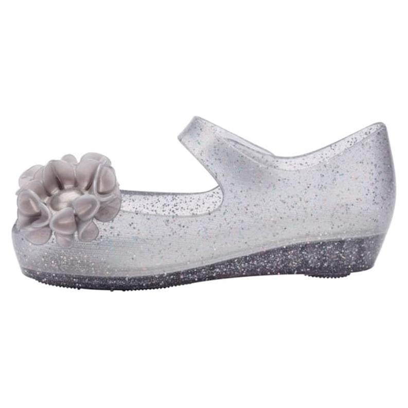 Zapatos Mini Melissa Ultragirl Peep-Toe Niñas 11 Claro/Gris