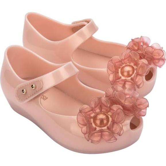 Zapatos Peep-Toe Mini Melissa 35708 Rosa Niña