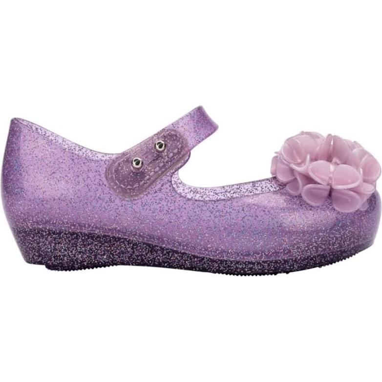 Zapatos Peep-Toe Mini Melissa Lila para Niñas 9 Kid
