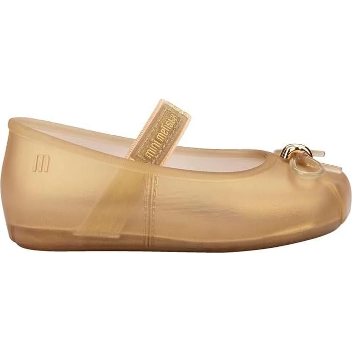 Zapatos Mini Melissa Sophie Ballet para Niñas 10 Beige Perlado