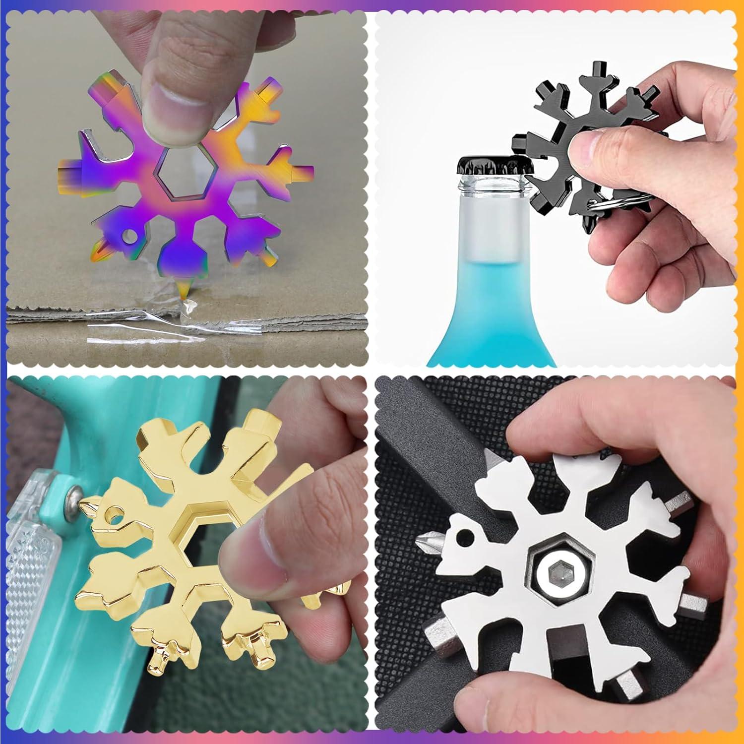 Multiherramienta Copo de Nieve 18 en 1 GoosWexmzl 12 Piezas