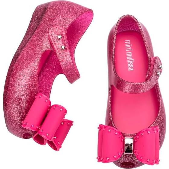 Zapatos Mini Melissa Ultragirl Bow Rosa 19.5x8x7.1cm