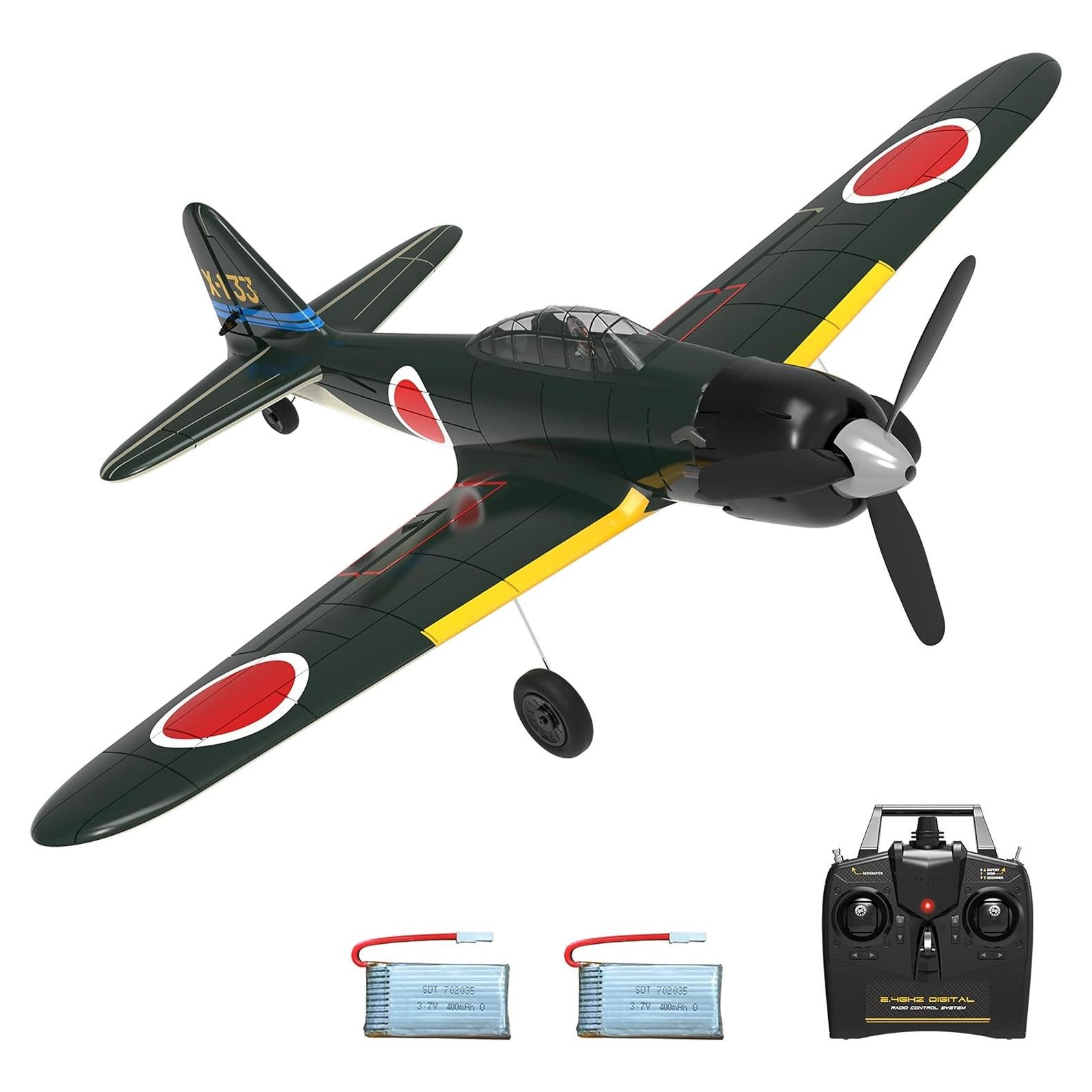 Avión RC VolanteX A6M Zero 4CH con Acrobacias y Xpilot