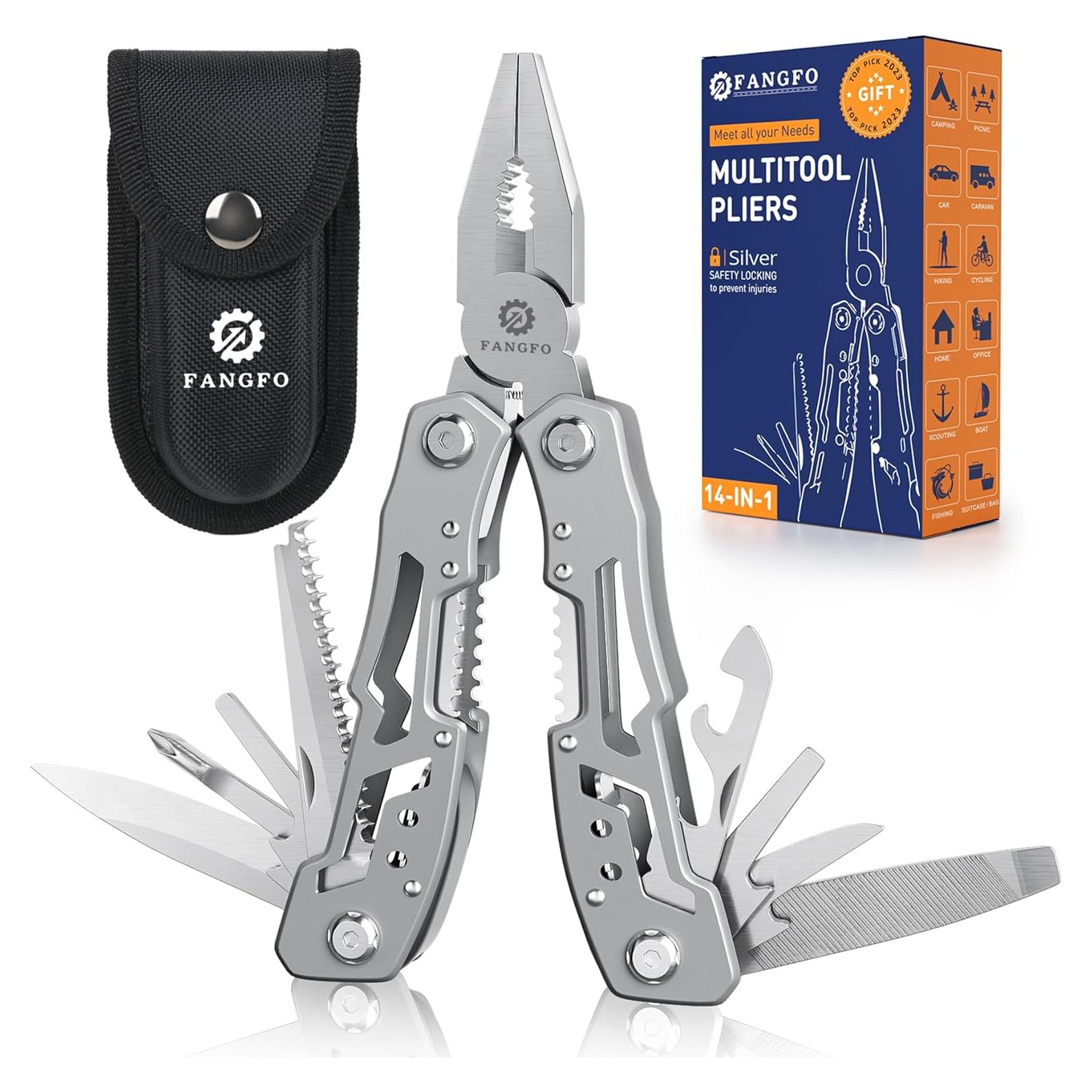 Alicate Multiherramienta Fangfo 14-en-1 Acero Inoxidable