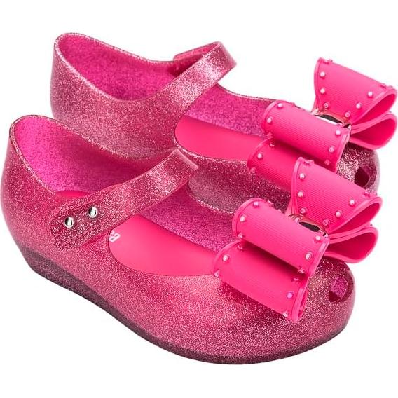 Zapatos Mini Melissa Ultragirl Bow Rosa 19.5x8x7.1cm