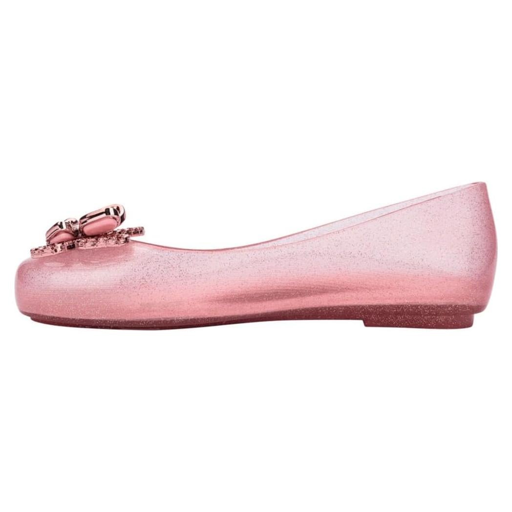 Bailarinas Mini Melissa Sweet Love Fly Rosa Brillante 24cm