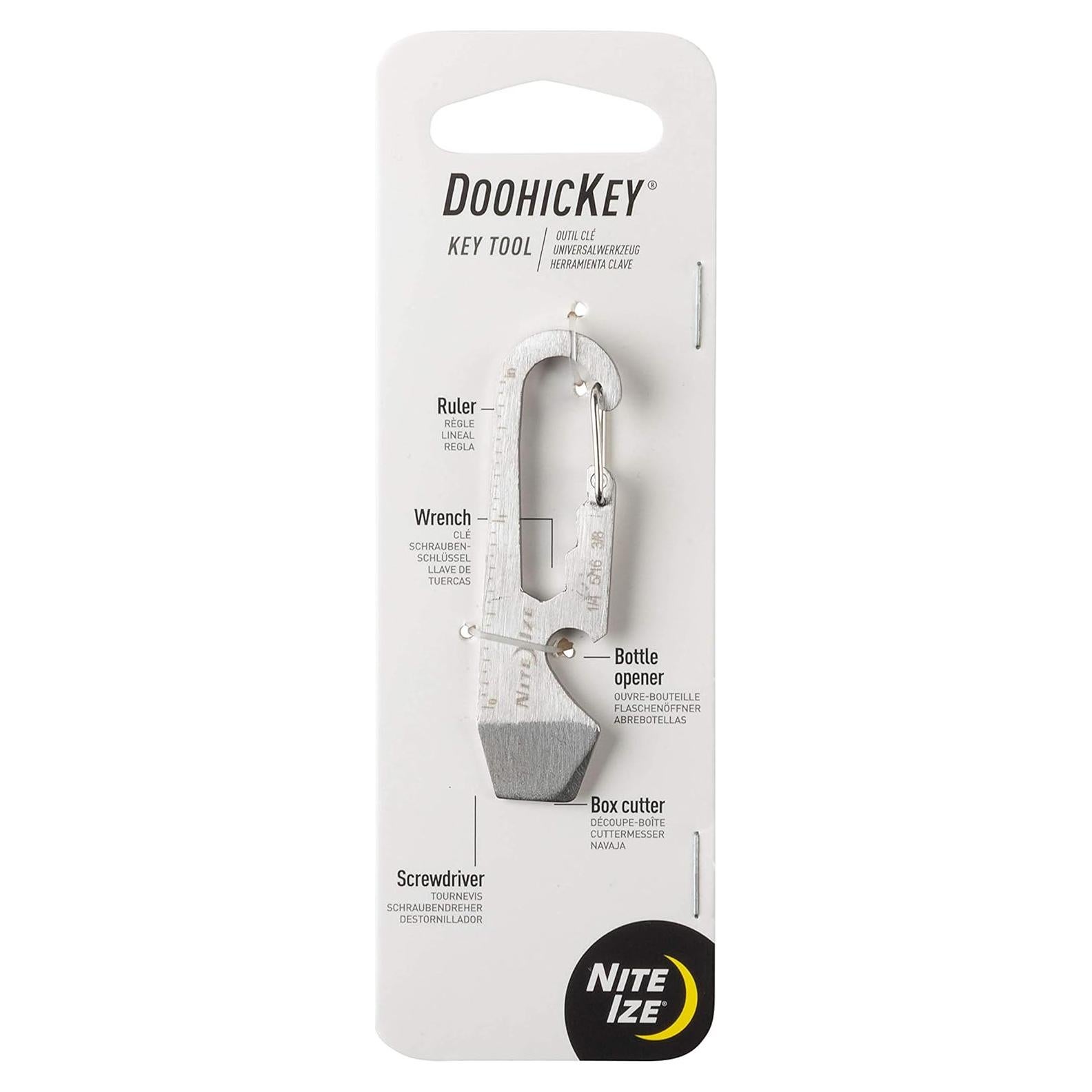 Herramienta Multifuncional Nite Ize DoohicKey Plata