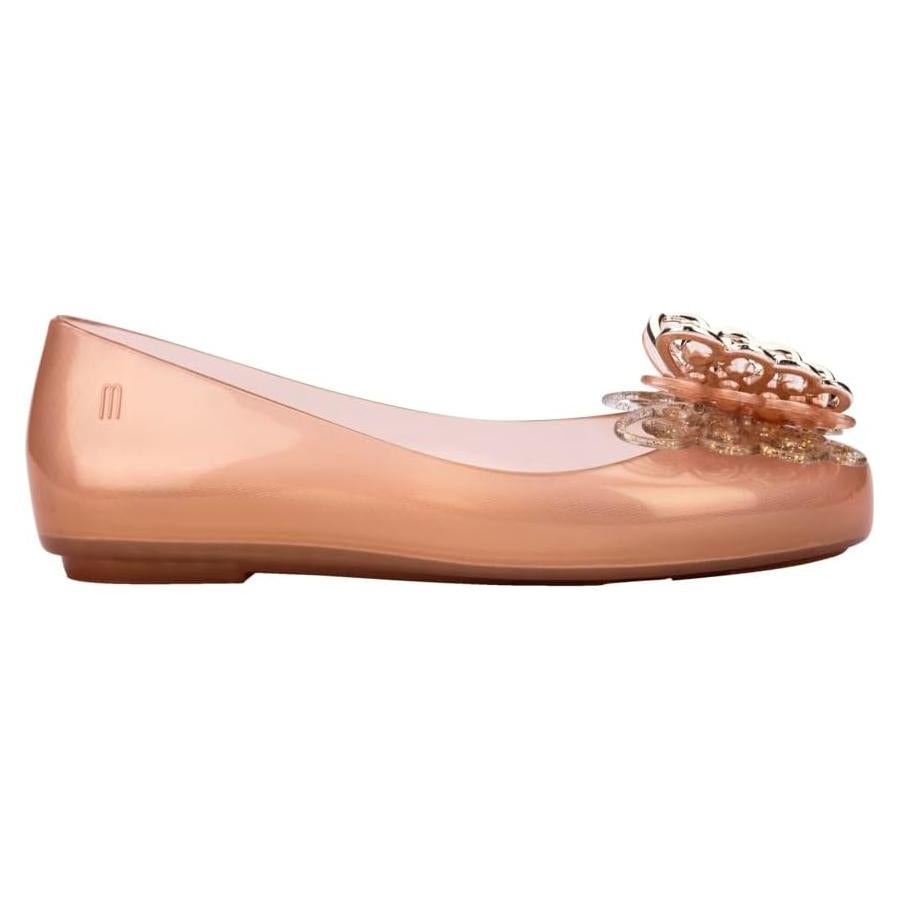 Bailarinas Mini Melissa Sweet Love Fly Niñas - Oro 24x11cm