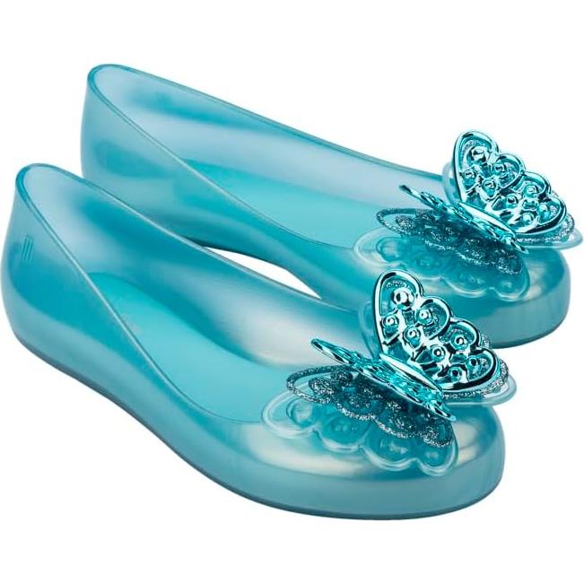Bailarinas Mini Melissa Sweet Love Fly Niñas - Azul Perla