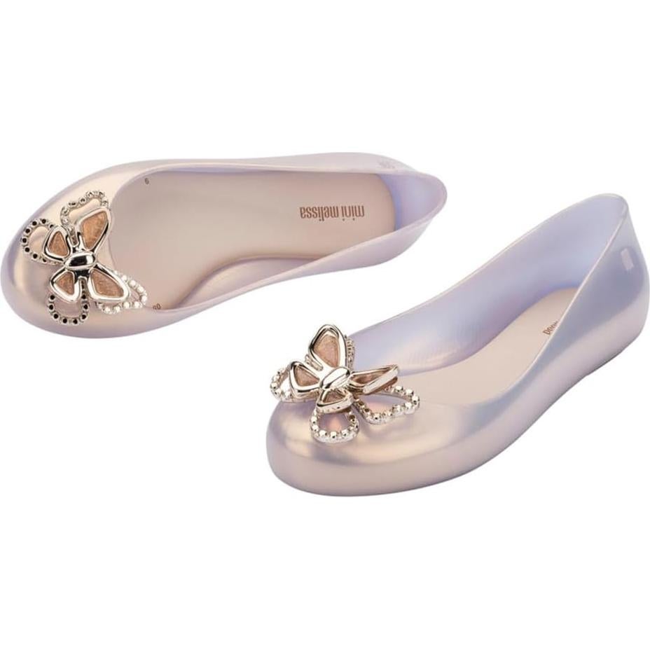 Bailarinas Mini Melissa Sweet Love Fly Niñas 24x11cm Perla/Dorado