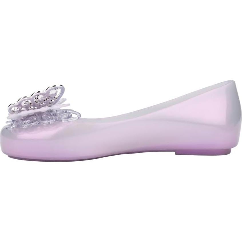 Bailarinas Mini Melissa Sweet Love Fly Niñas Lila Perlado