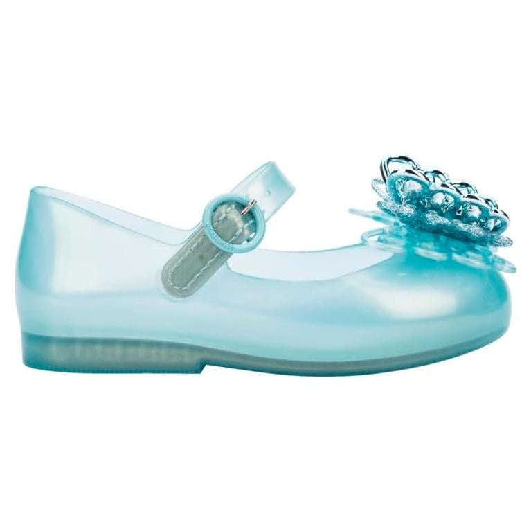Bailarinas Mini Melissa Sweet Love Fly Azul Perla 20x12cm