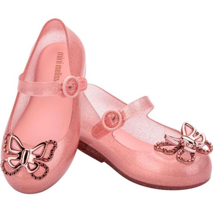 Bailarinas Mini Melissa Sweet Love Fly Rosa 20x12x8cm
