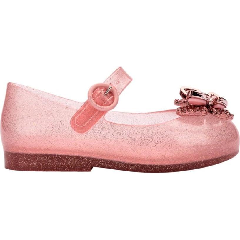 Bailarinas Mini Melissa Sweet Love Fly Rosa 20x12x8cm