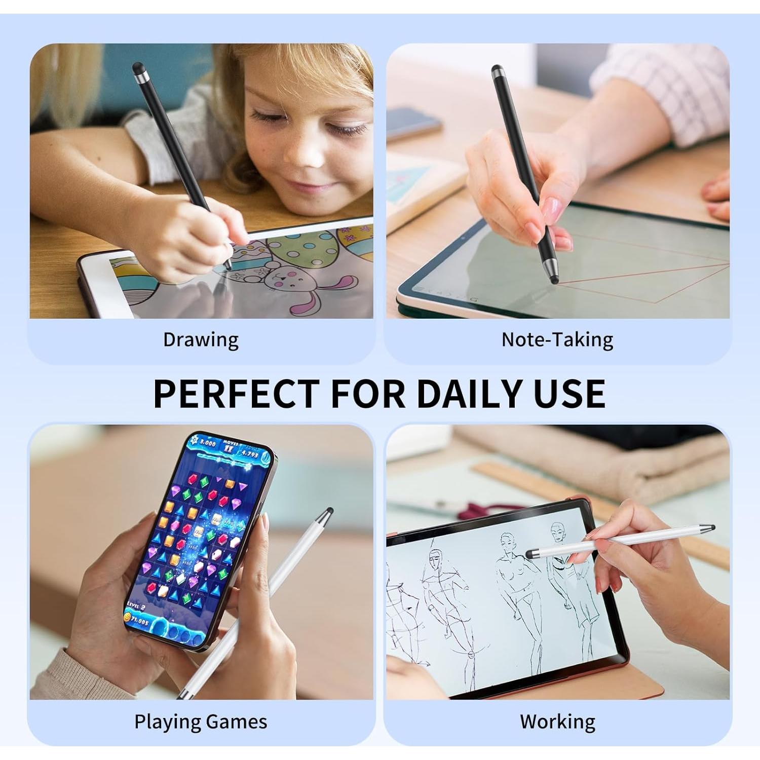 Bolígrafo Stylus GCHMDE 10 Pcs Alta Precisión Pantallas Táctiles