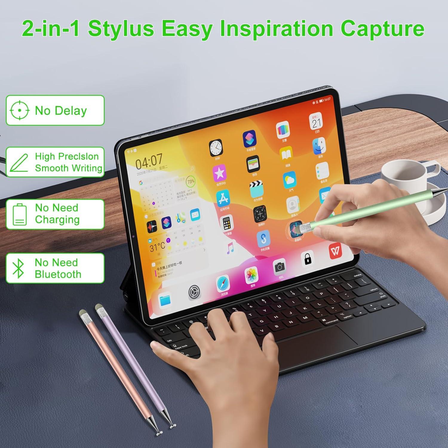 Bolígrafo Stylus 2 en 1 Zhao Cai Jin Bao - Alta Precisión, 3 Colores