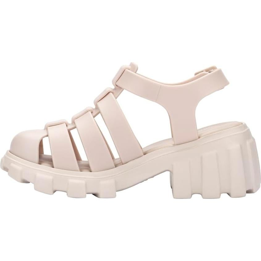 Sandalias Mini Melissa Megan Plataforma Niña 11 Beige