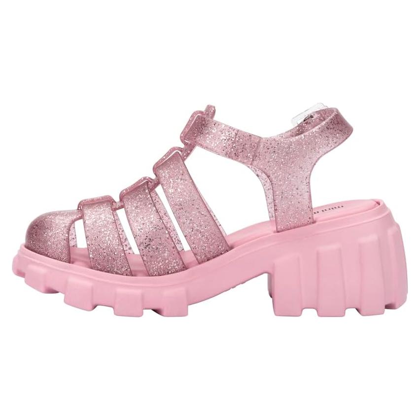 Sandalias de Plataforma Mini Melissa Megan Niñas Rosa