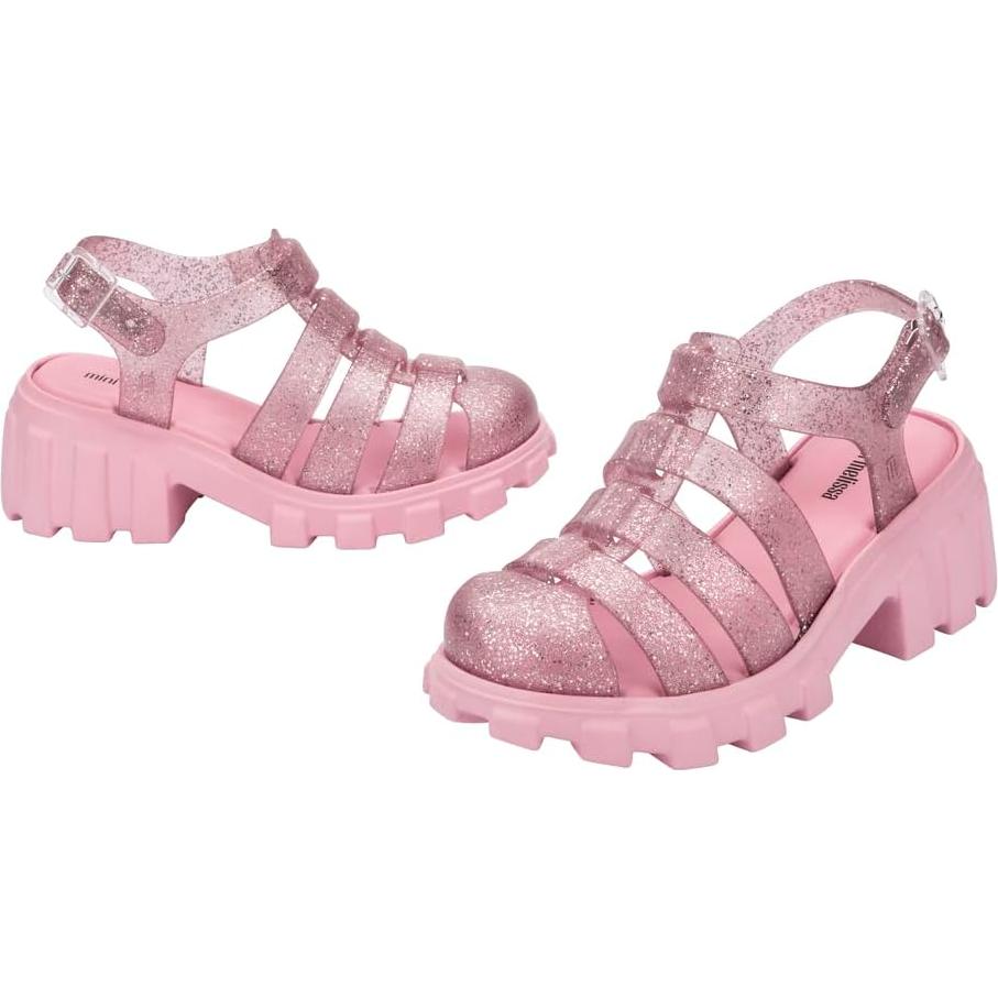 Sandalias de Plataforma Mini Melissa Megan Niñas Rosa