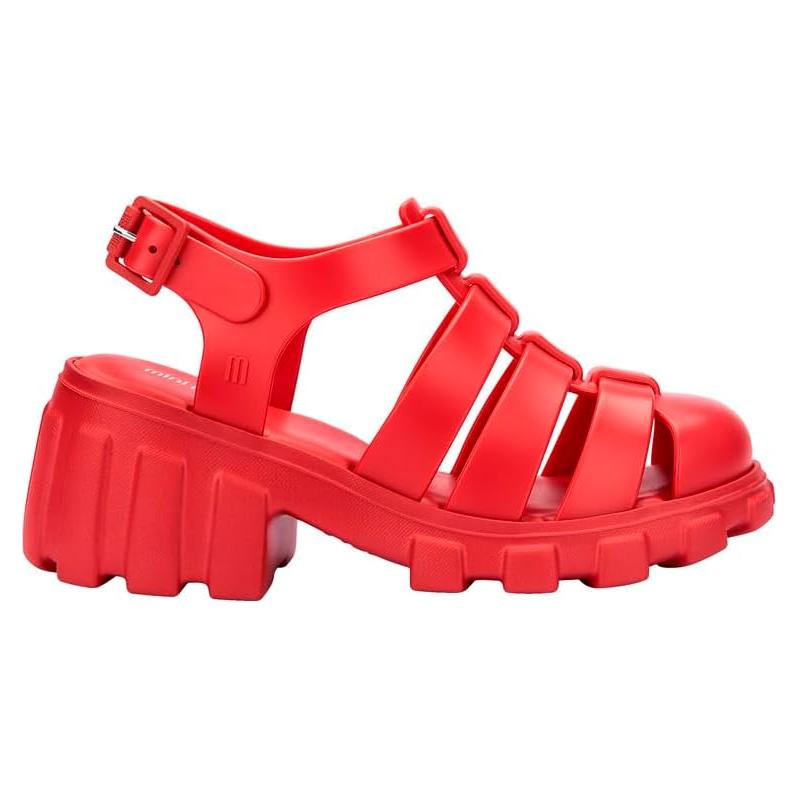 Sandalias de Plataforma Mini Melissa Megan Niña Rojo 19.5cm