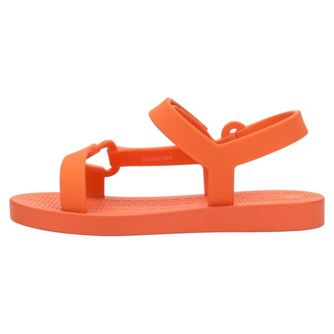 Sandalias Mini Melissa Sun Downtown Niña 20x12x8cm Naranja