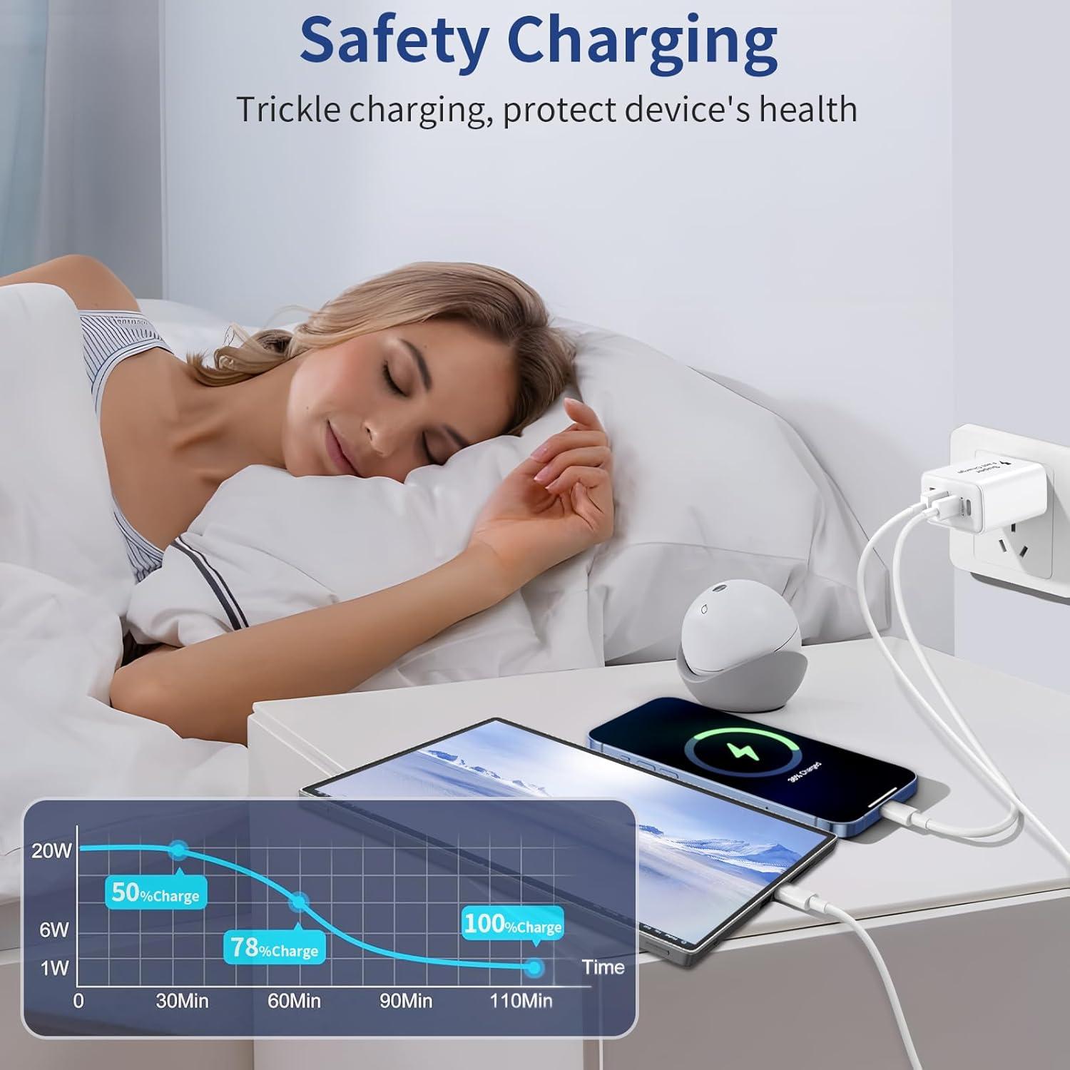 Cargador USB C 40W 4 Puertos MateStar - Carga Rápida