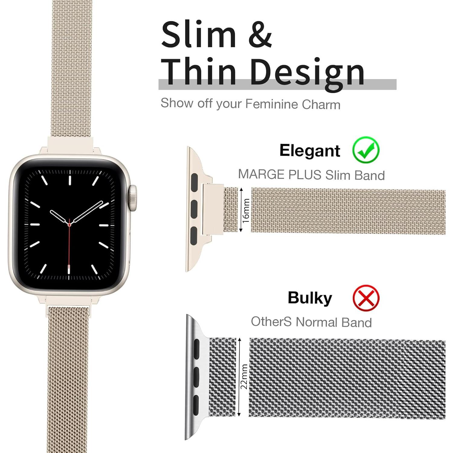 Correa MARGE PLUS Banda Milanesa 38-46mm para Apple Watch