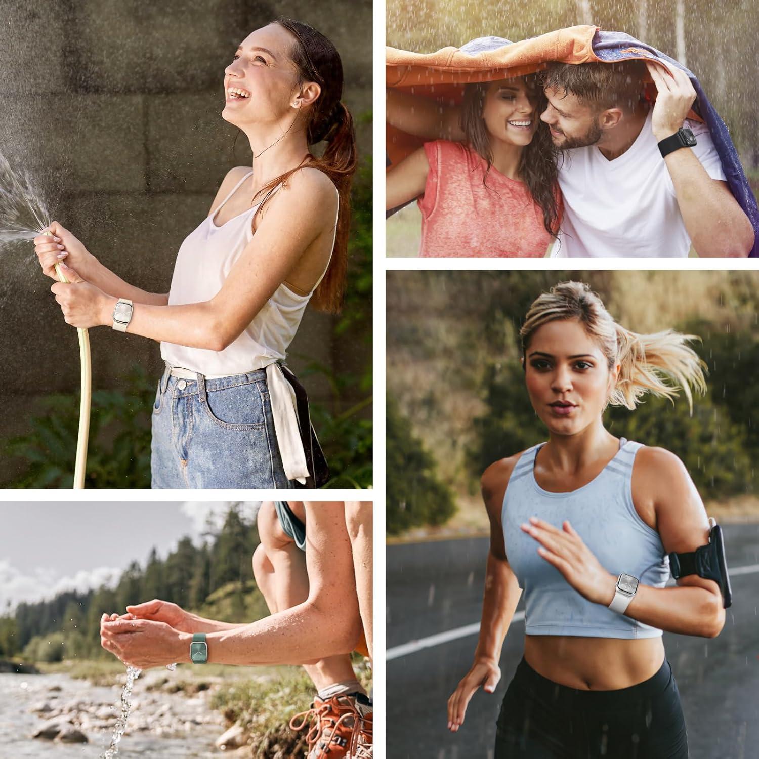 Paquete de 8 bandas elásticas Knossen para Apple Watch 38-49mm