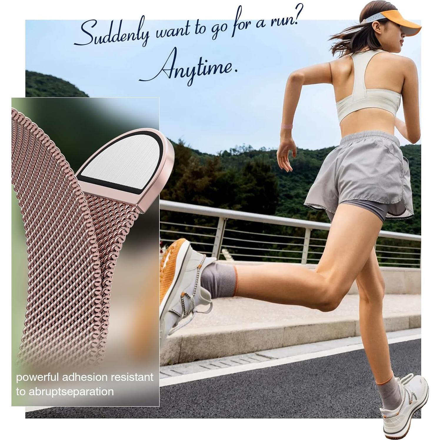 Correa Magnética de Acero Inoxidable BELONGME para Apple Watch 38-49mm