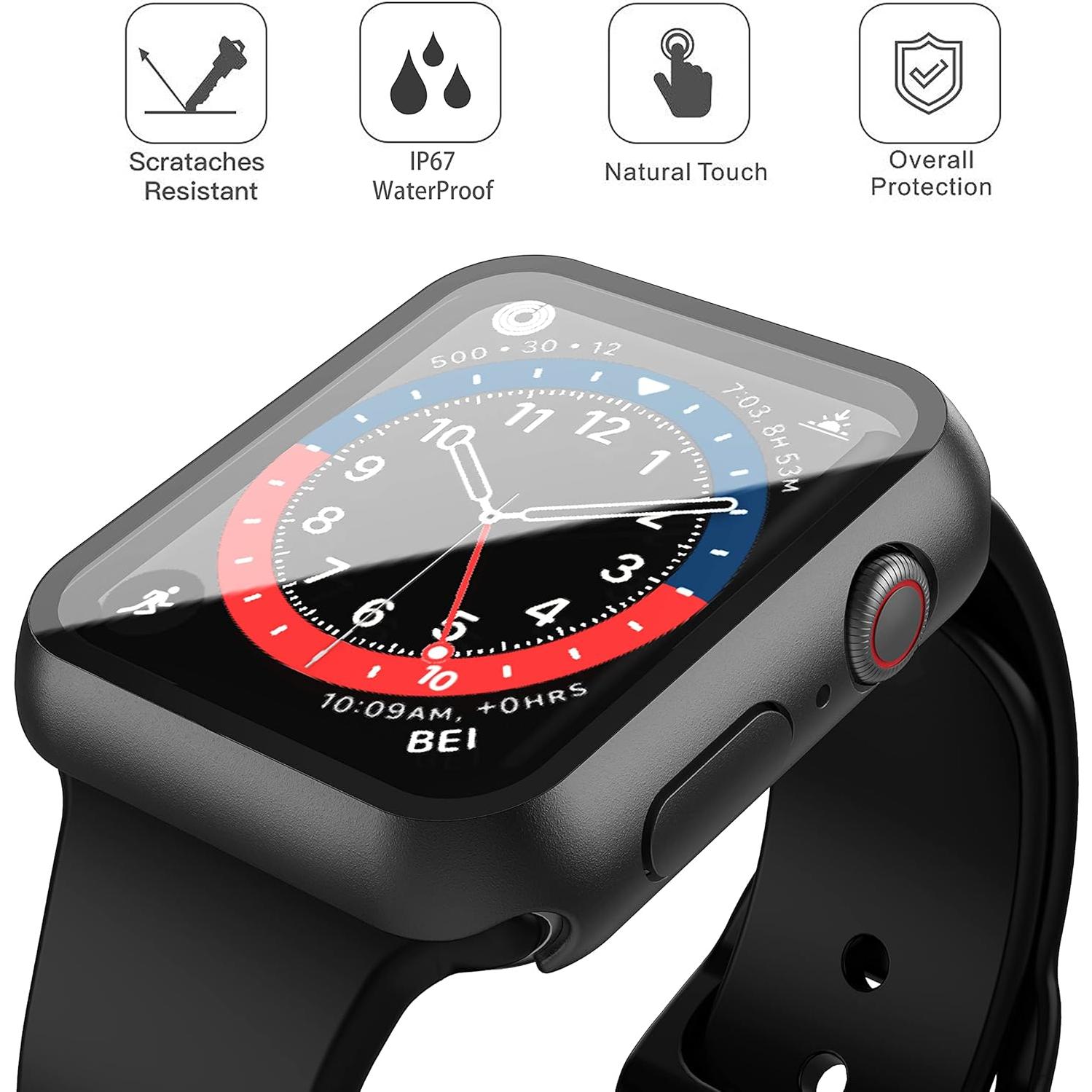Funda Dura Impermeable Misxi para Apple Watch 40mm - 2 Pack