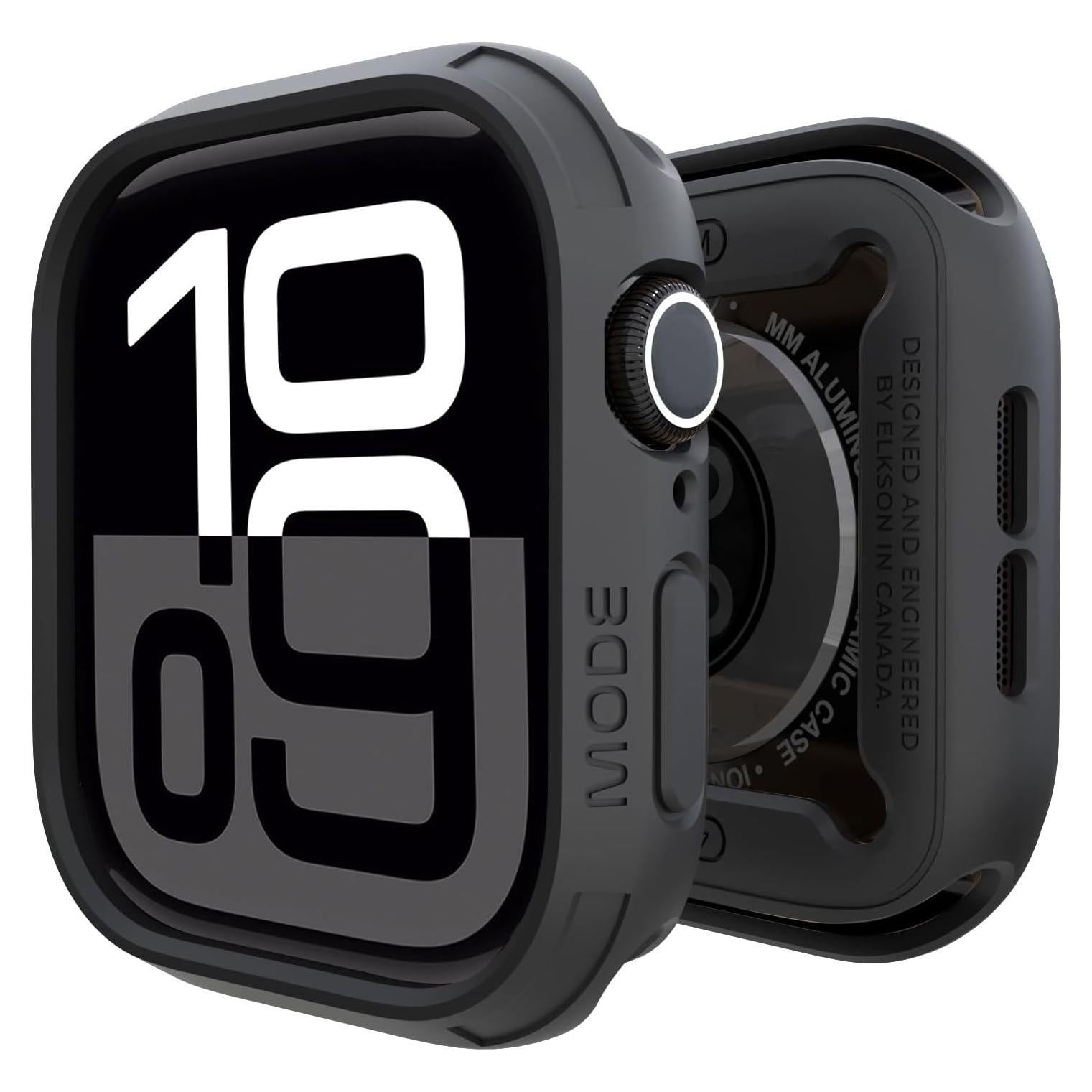 Funda Bumper Elkson para Apple Watch 46mm Serie Quattro Negra