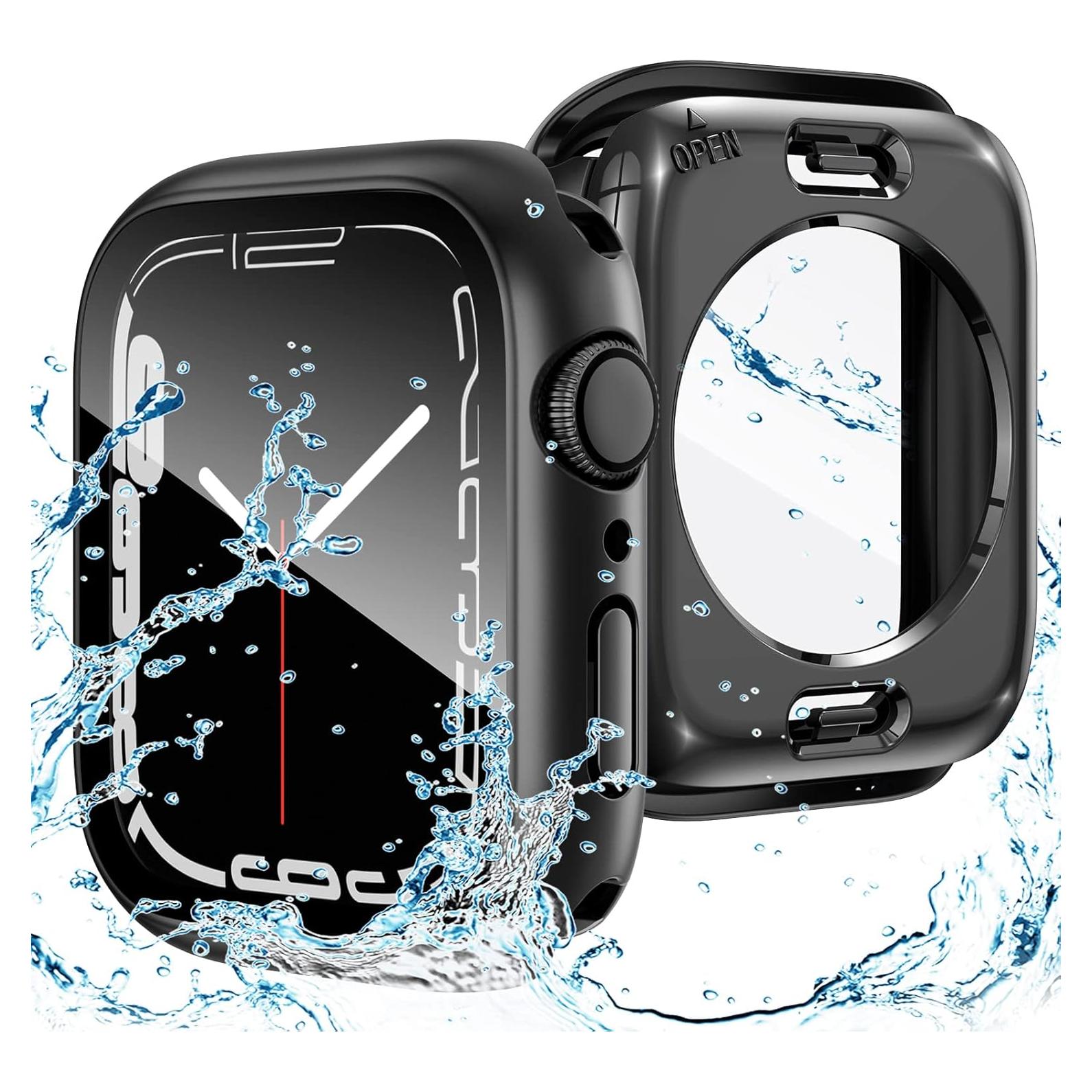 Funda Impermeable 2 en 1 Goton para Apple Watch 45mm - Protector Pantalla
