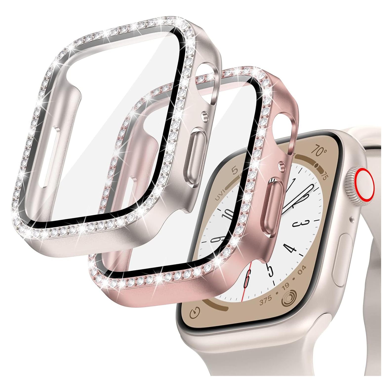 Goton Funda Brillante para Apple Watch 40mm SE Series 6 5 4