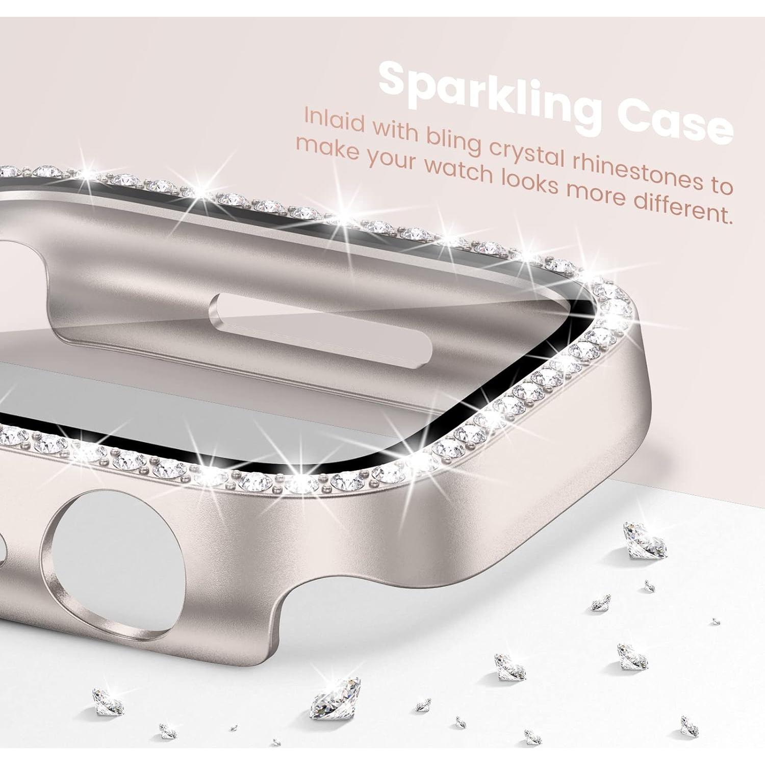 Goton Funda Brillante para Apple Watch 40mm SE Series 6 5 4