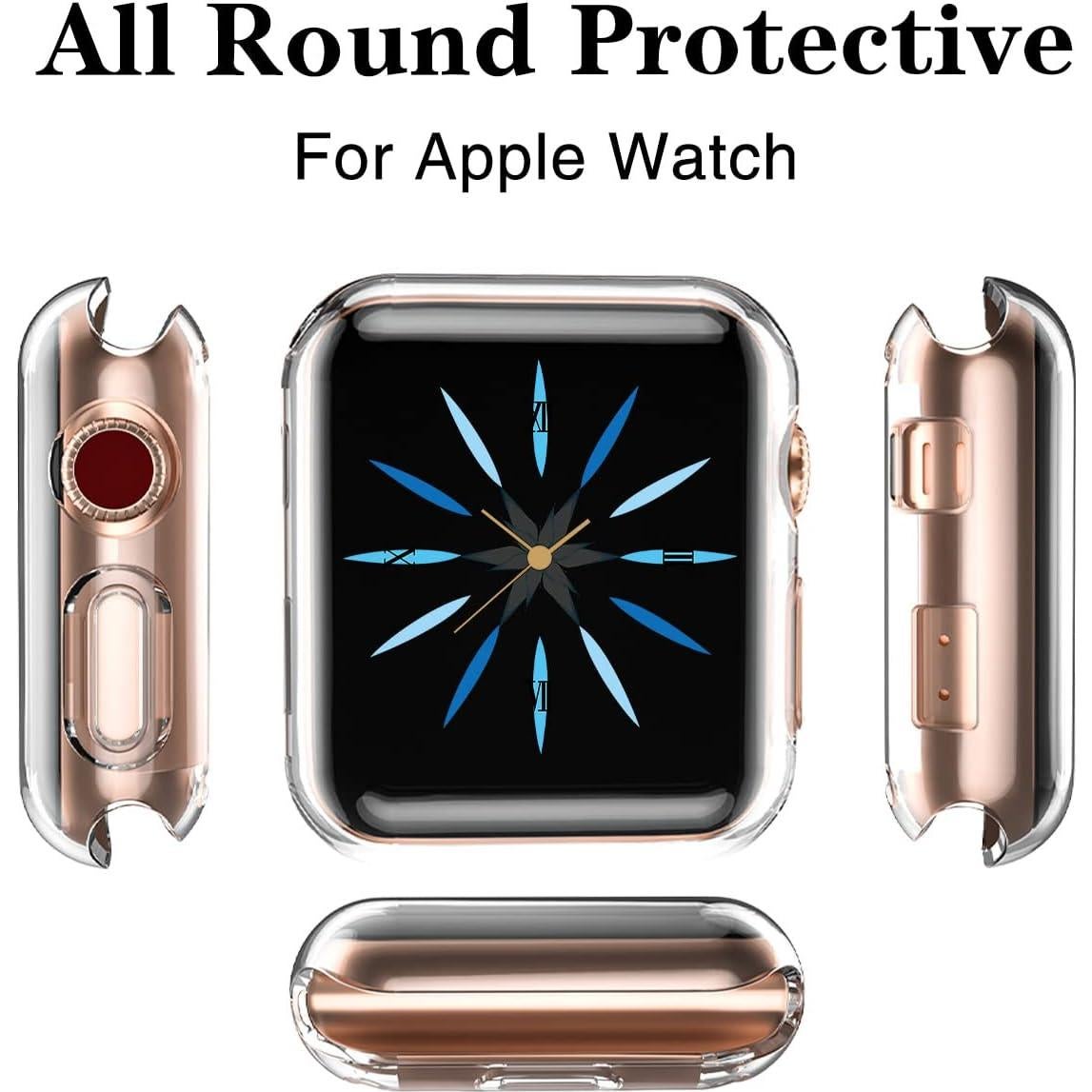 Funda GEAK para Apple Watch 40mm Series 5/4 - 3 Piezas TPU