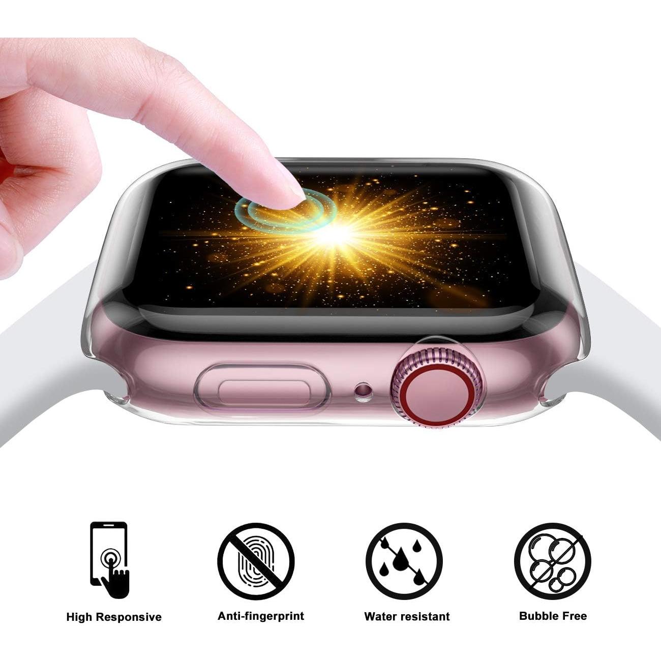 Funda GEAK para Apple Watch 40mm Series 5/4 - 3 Piezas TPU