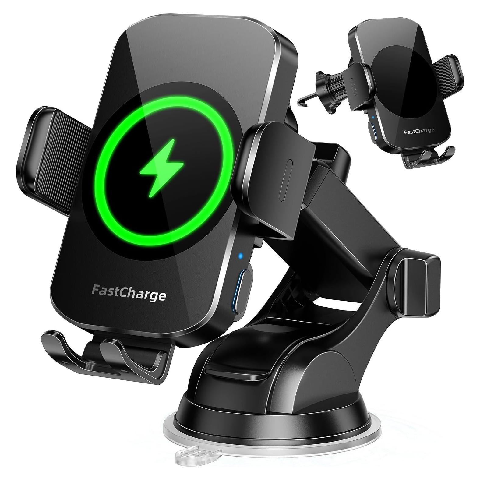 Cargador Inalámbrico Rápido 15W BothLin para Auto - Soporte 3 en 1