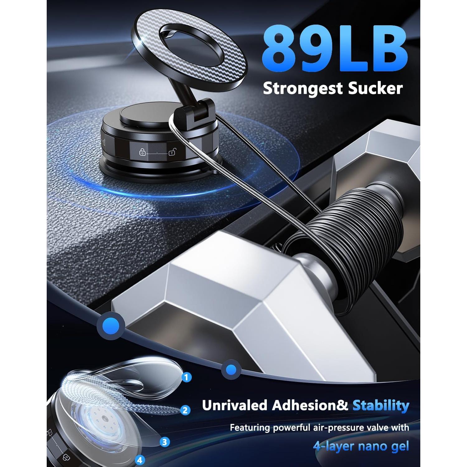 Soporte Magnético para Teléfono de Coche Vipcase S7 - 360° Ajustable