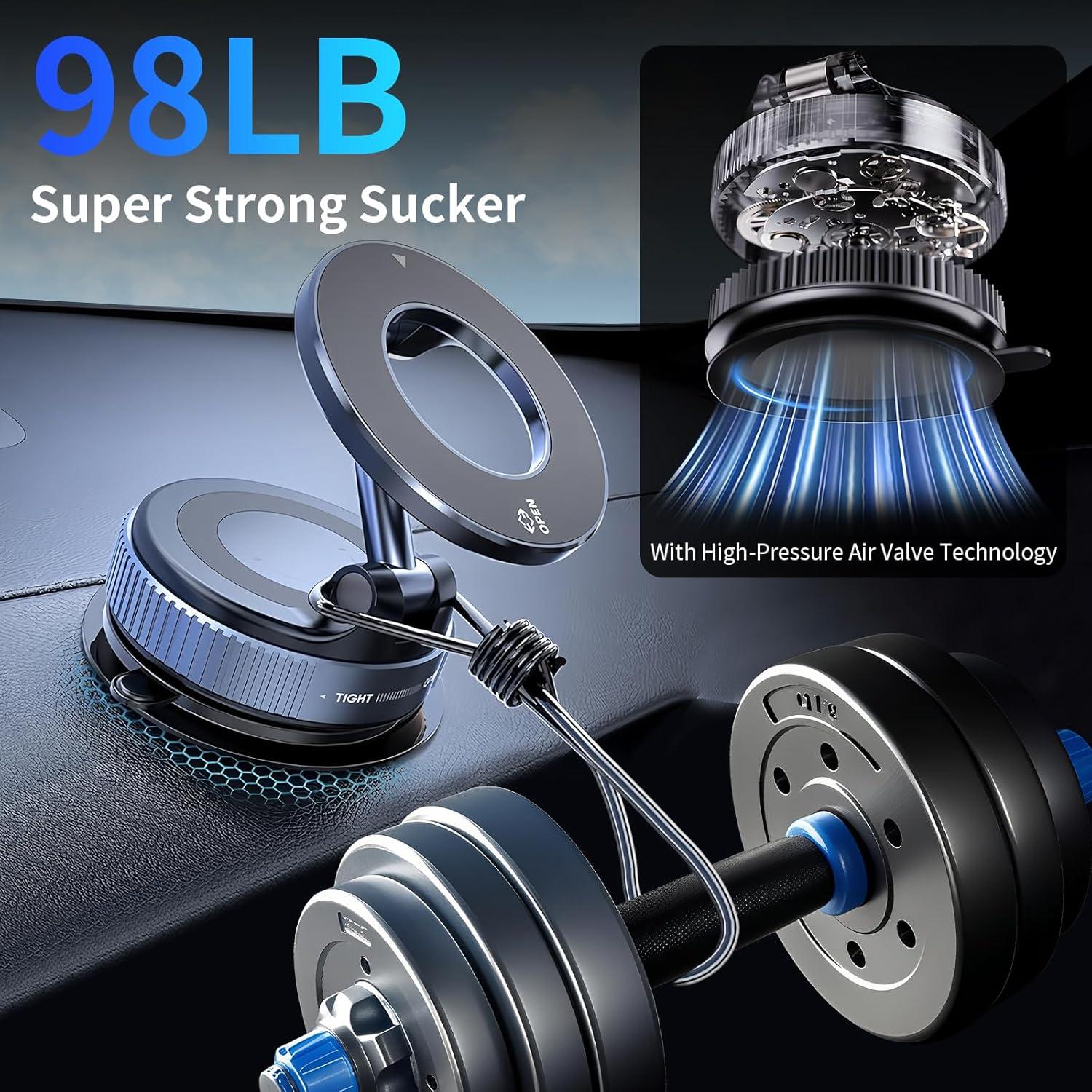 Soporte Magnético para Teléfono de Coche YAOKEEP 360° Ajustable