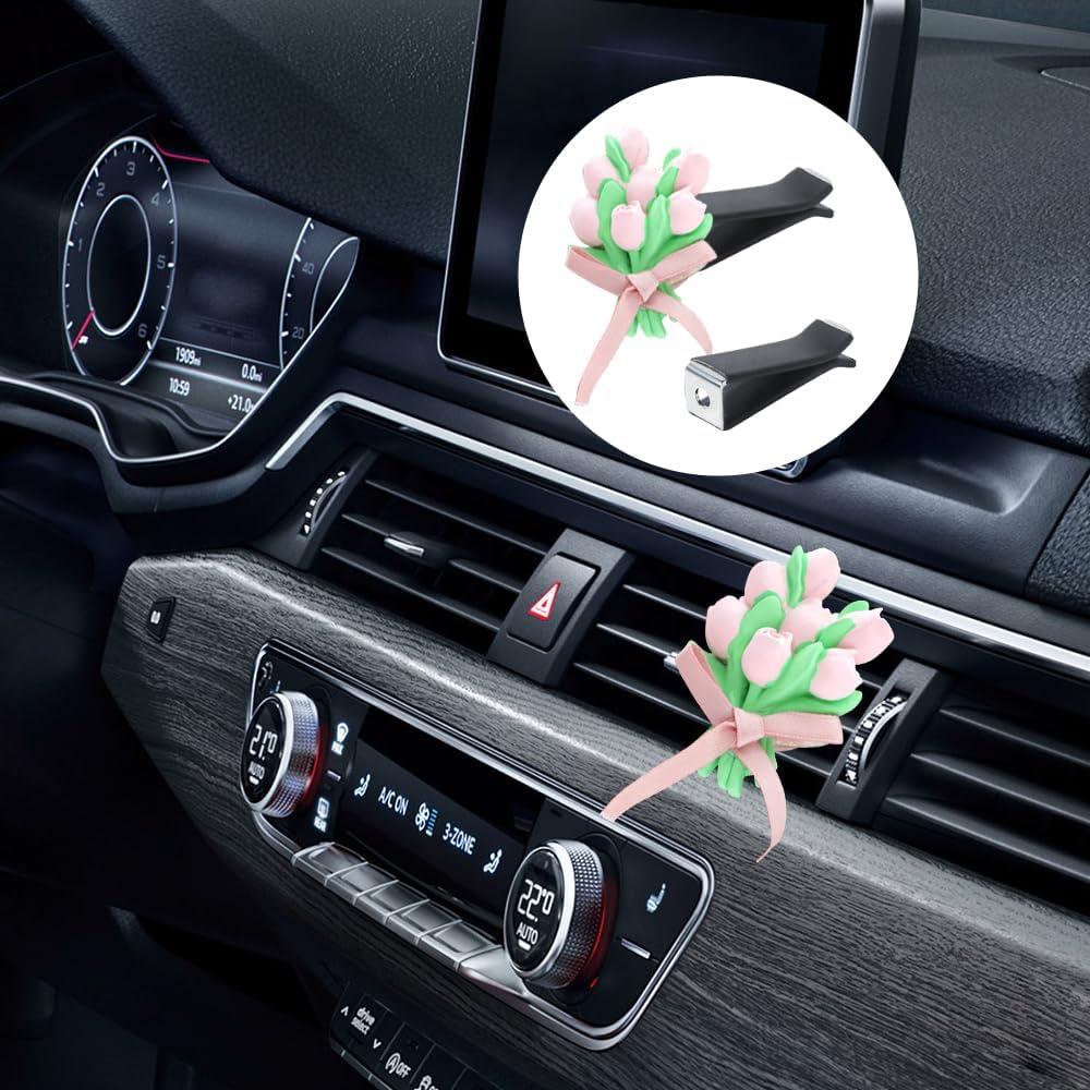 20 Clips de Ventilación AOCISKA para Automóvil - Cuadrados