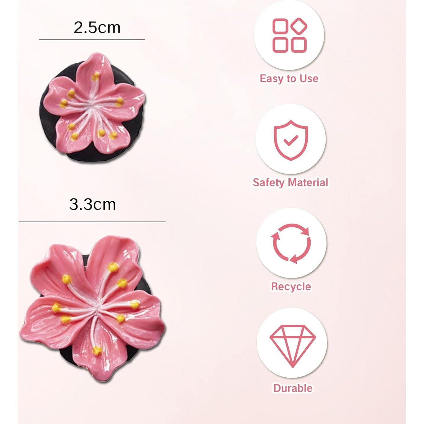 Clips de Ambientador para Aire de Coche NIIIYTYB - Set 6 Pcs Hibisco