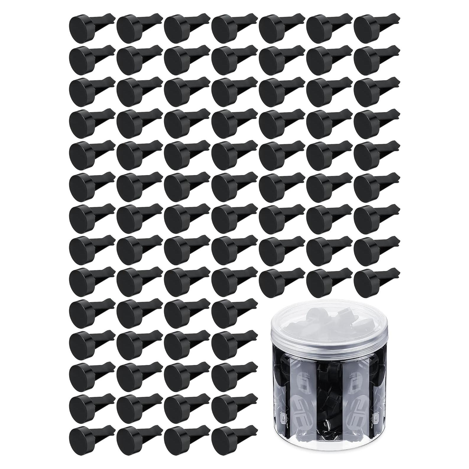 100 Clips de Metal para Ventilación de Auto Tallew 40x24mm