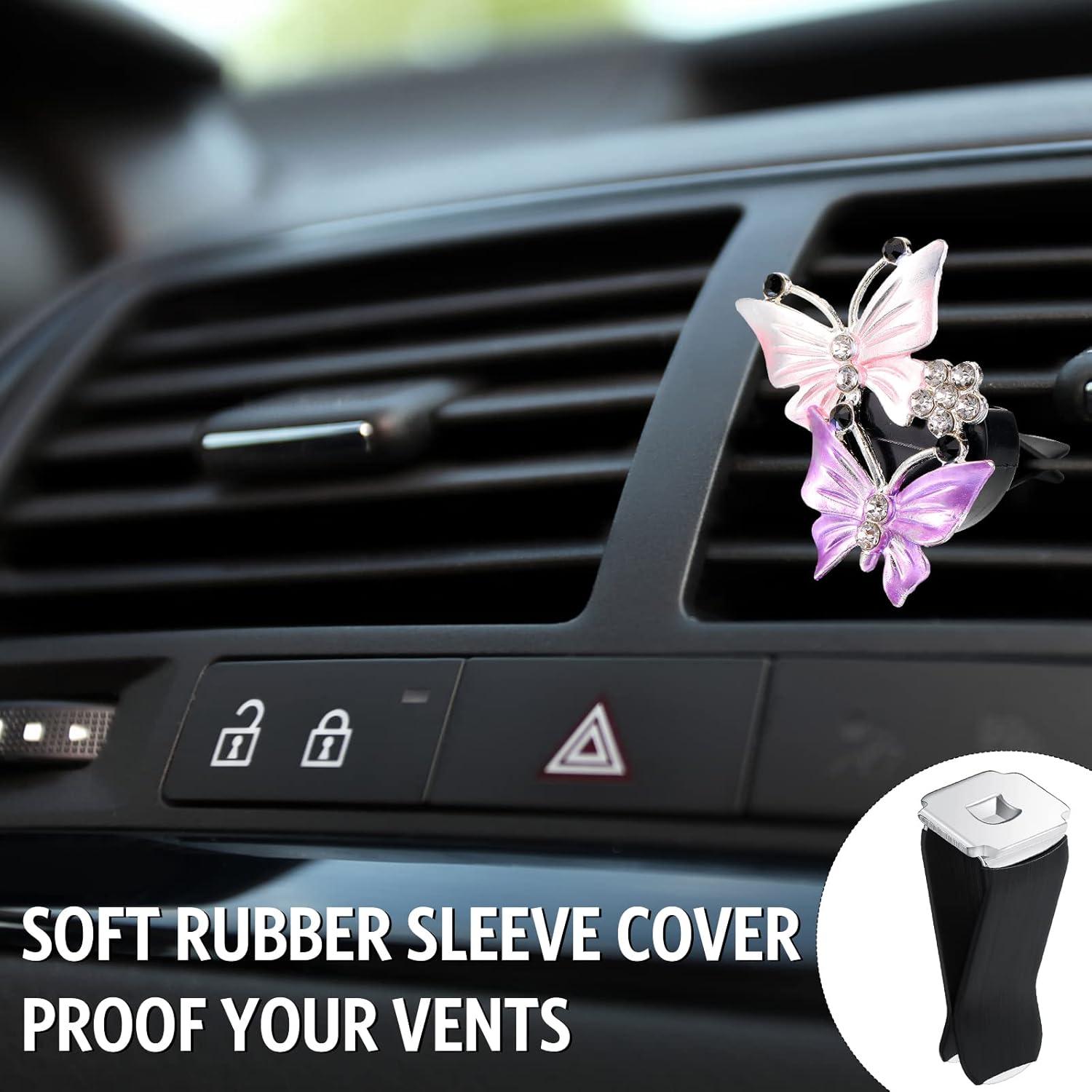 100 Clips de Metal para Ventilación de Auto Tallew 40x24mm