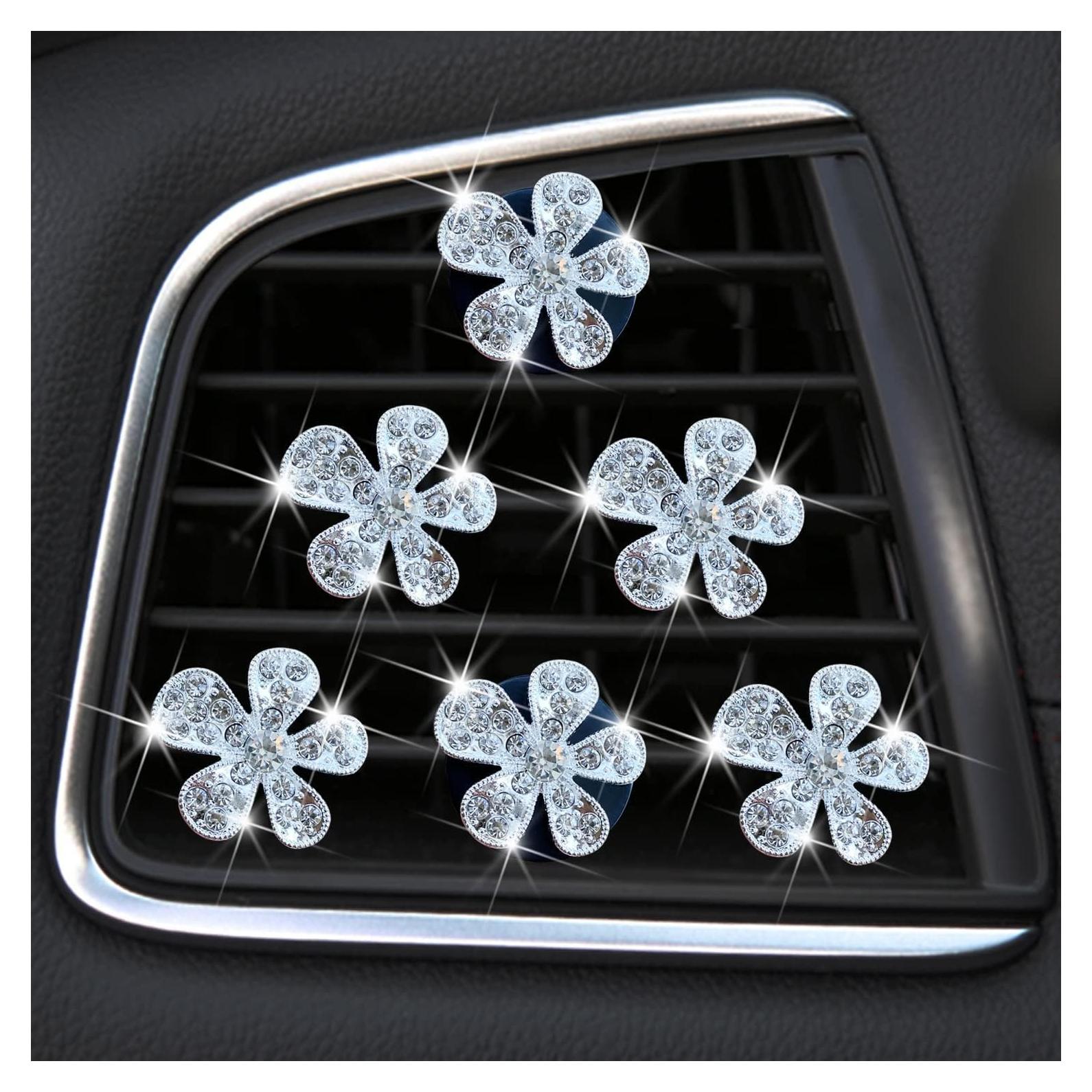 Clip de Ventilación para Coche Galyacht con Rhinestones Rosa