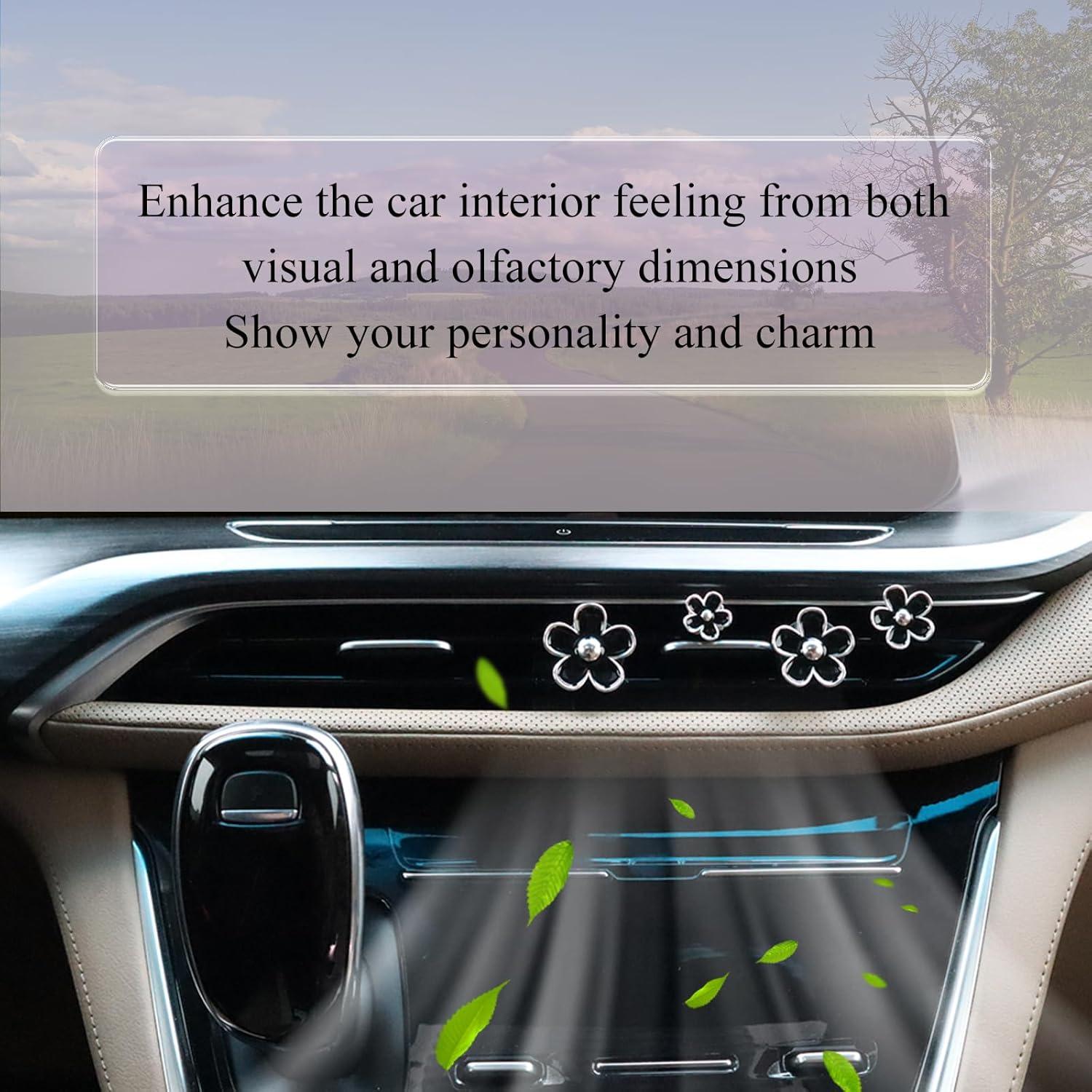 4 Clips de Ventilación de Flores ORIESSE para Auto - Aromatizantes