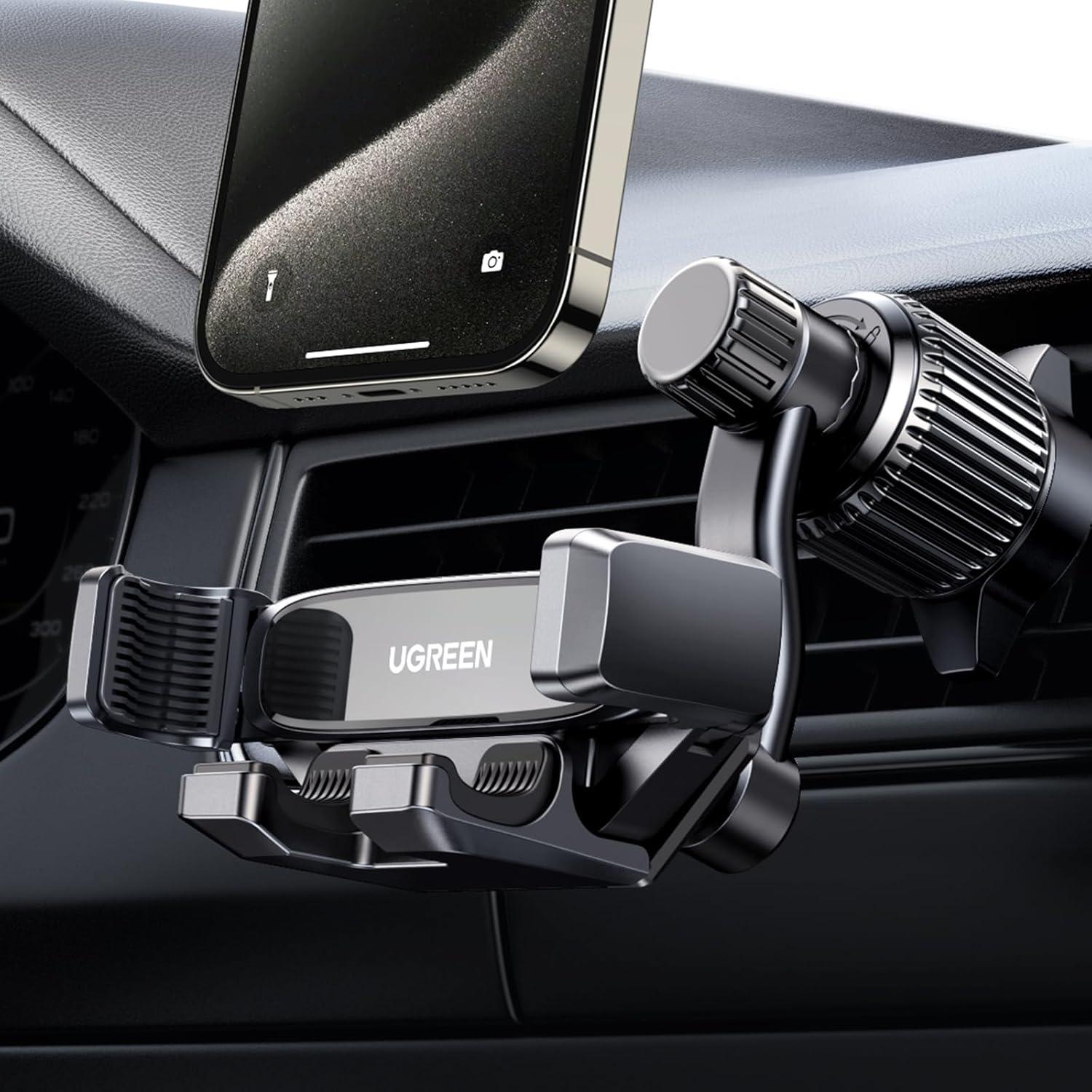 Soporte para Teléfono en Auto UGREEN, Negro, No Bloquea Aire