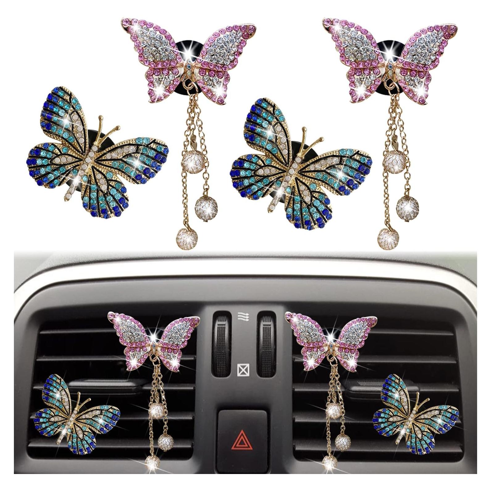 Clip de Ventilación para Coche Galyacht Mariposa Brillante