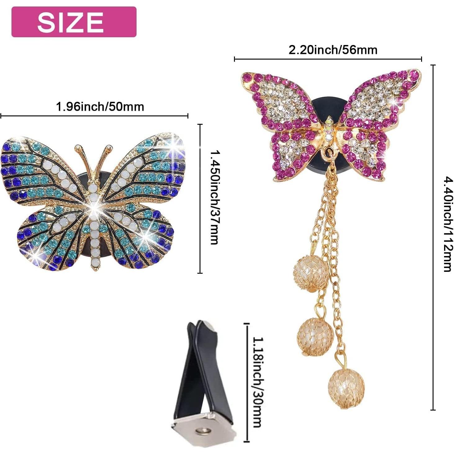 Clip de Ventilación para Coche Galyacht Mariposa Brillante