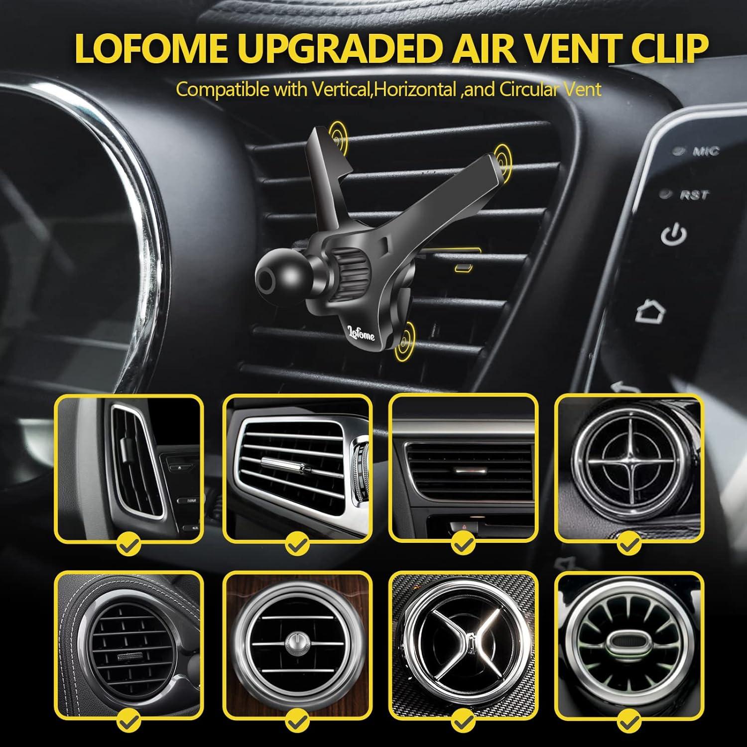 Clip de Ventilación Universal LOFOME V Shape para Coche