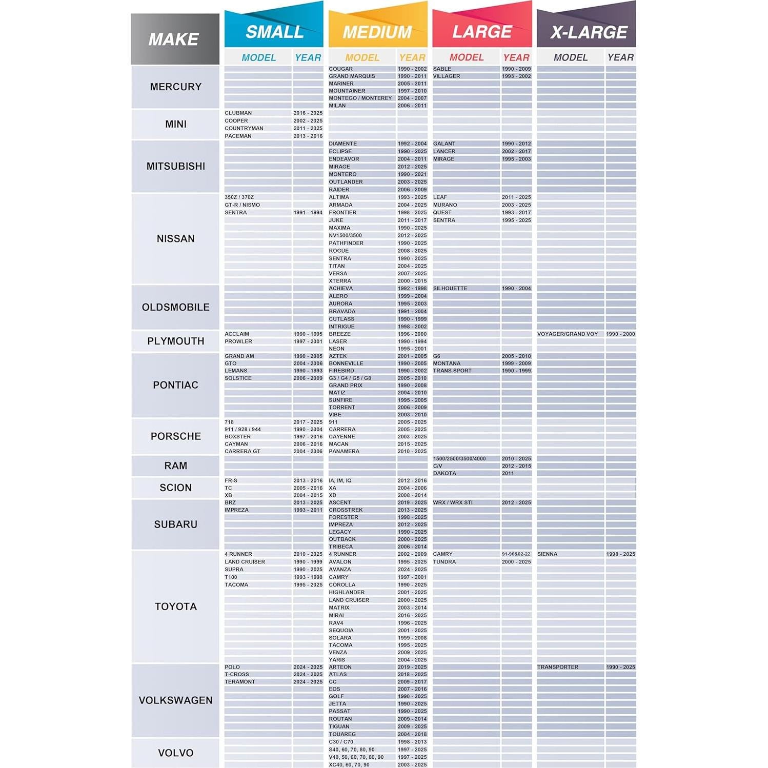 Magnelex Protector Solar Plegable para Parabrisas Mediano